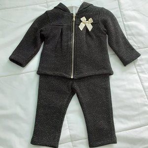 Absorba Paris 2piece baby girl set 3-6m